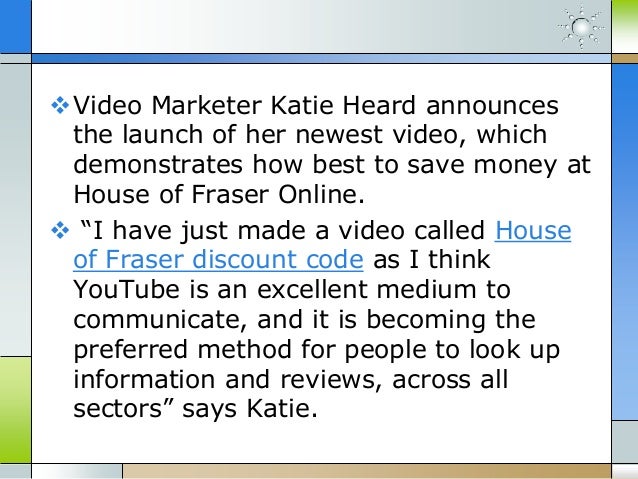 How To Get The Highest Saving House Of Fraser Discount Code