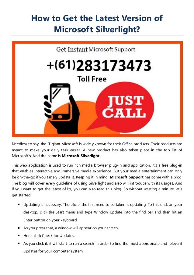 Ms silverlight latest version free Ms silverlight latest version free
