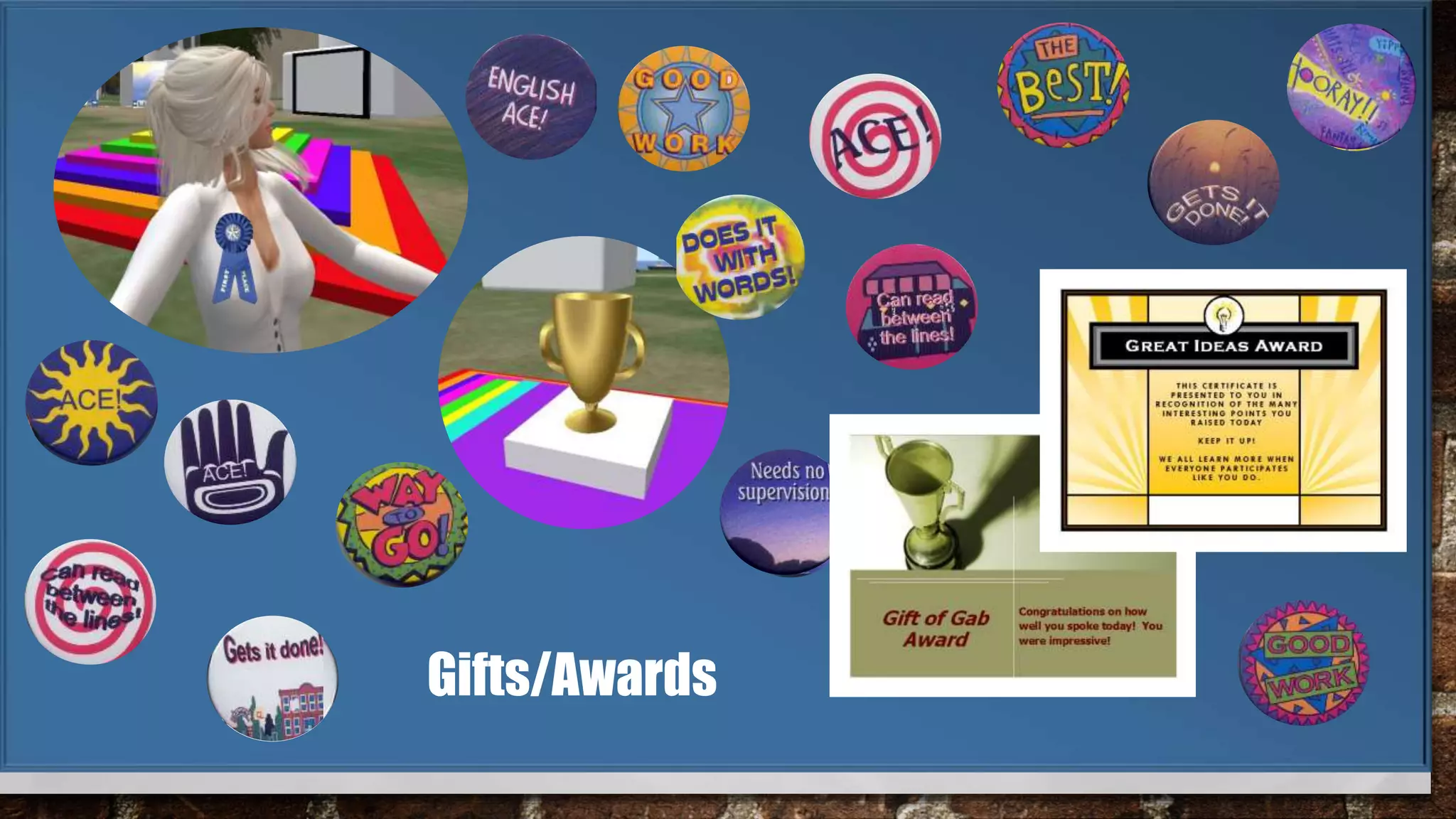 Gifts/Awards
 