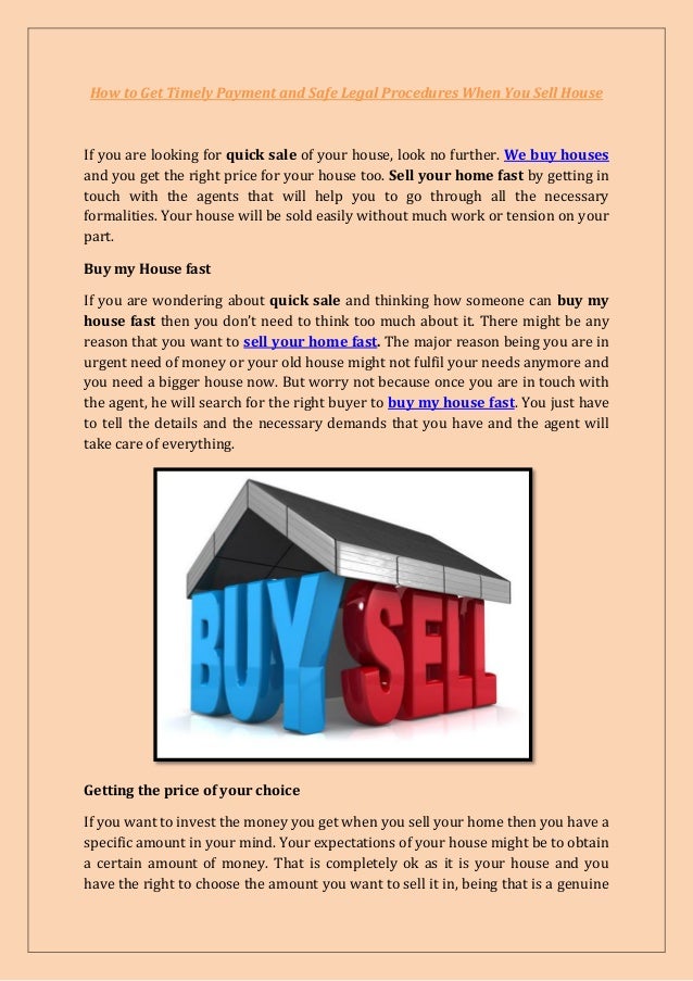 can i sell my right to buy property