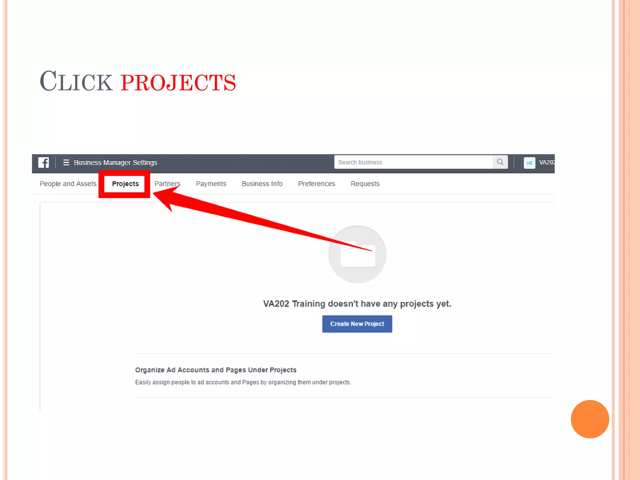 CLICK PROJECTS
 