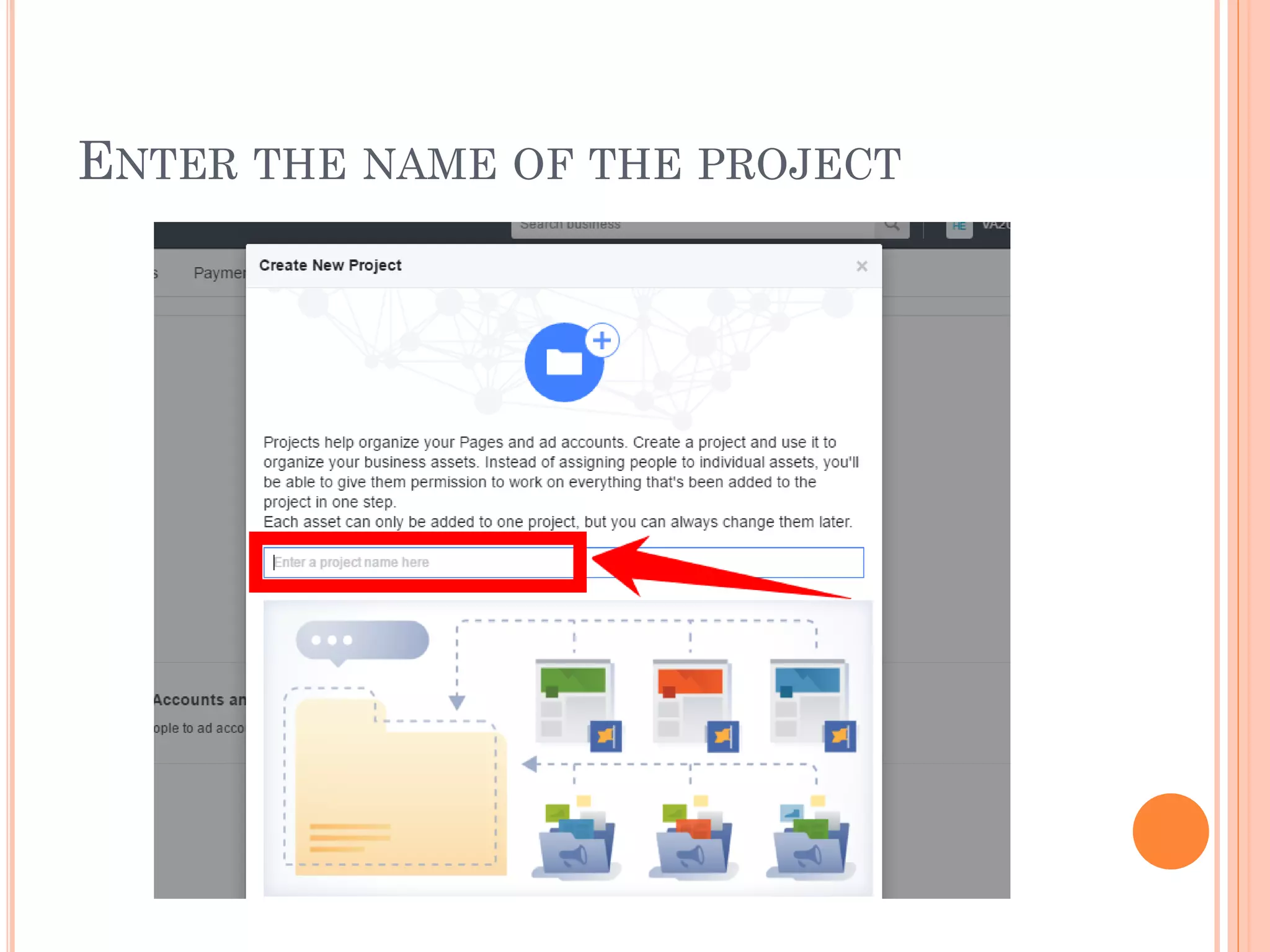 ENTER THE NAME OF THE PROJECT
 