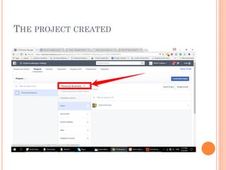 THE PROJECT CREATED
 