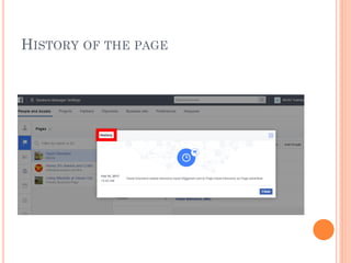 HISTORY OF THE PAGE
 