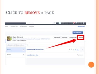 CLICK TO REMOVE A PAGE
 