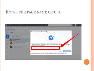 ENTER THE PAGE NAME OR URL
 