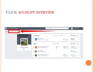 CLICK ACCOUNT OVERVIEW
 