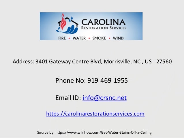 How To Get Water Stains Off A Ceiling