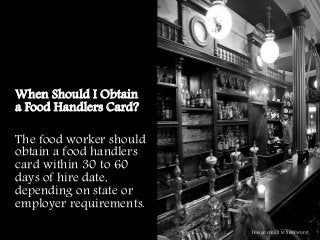 How To Get Your Food Handlers Card