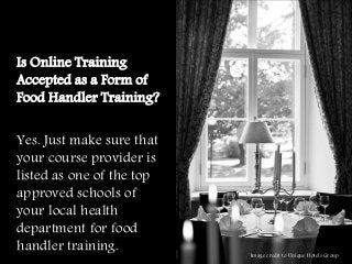 How To Get Your Food Handlers Card