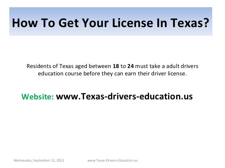 How To Get Your License In Texas?
