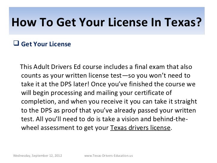 How To Get Your License In Texas?