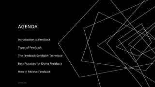 How to Give Feedback - Presentation for Managers | PPTX