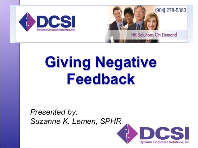 How To Give Negative Feedback To Employees How To Give Negative Feedback To Employees