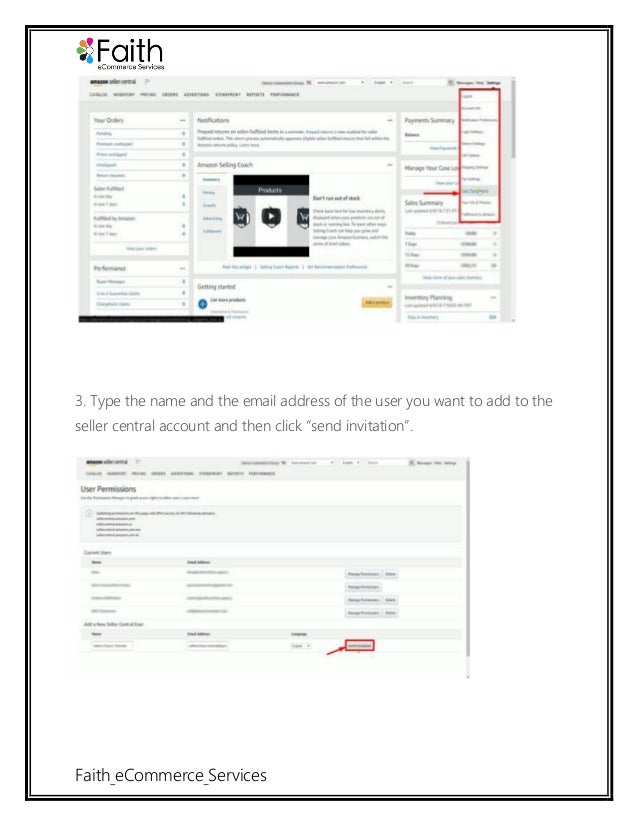 How to Give User Permissions on Amazon Seller Central
