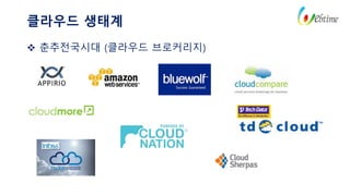 클라우드 생태계
 춘추전국시대 (클라우드 브로커리지)
 