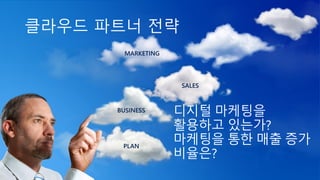 디지털 마케팅을
활용하고 있는가?
마케팅을 통한 매출 증가
비율은?
 