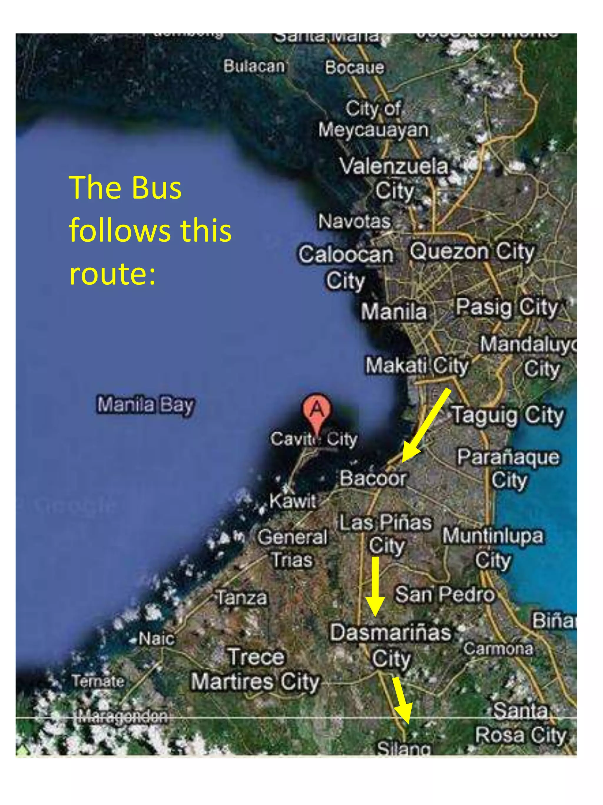 CubaoAircon  / non-AirconDO YOU SEE “MENDEZ” OR “DASMA”  on SIGNBOARD?Hop on BoardState your destination Receive the ticket Pay amountBUS LINES SAN AGUSTIN  to Mendez (120 pesos)