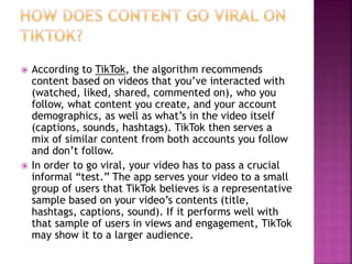 How to go viral on tiktok | PDF