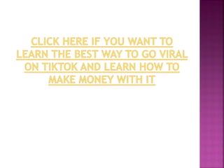 How to go viral on tiktok | PDF