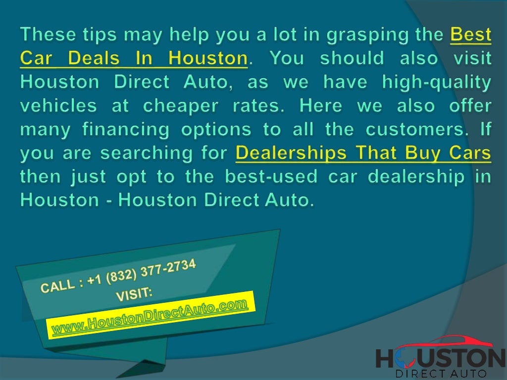 How to grab the best car deals in houston