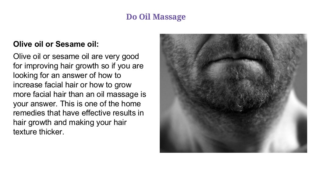 How To Grow Facial Hair