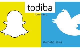 todiba
#whatitTakes
Tommaso
 