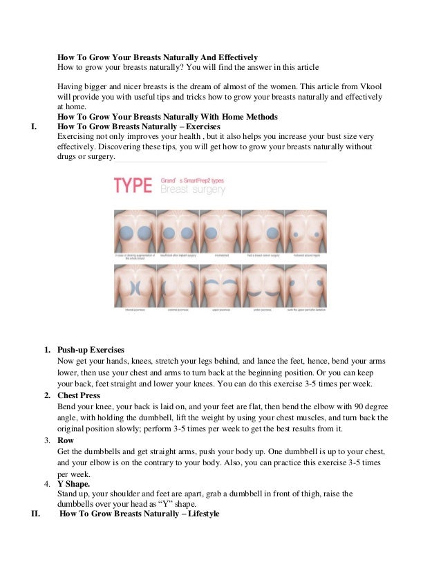 How To Increase Your Breast Size Naturally Fast At Home How To Increase Your Breast Size Naturally Fast At Home
