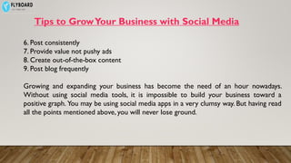 How To Grow Your Business On Social Media? | PPTX