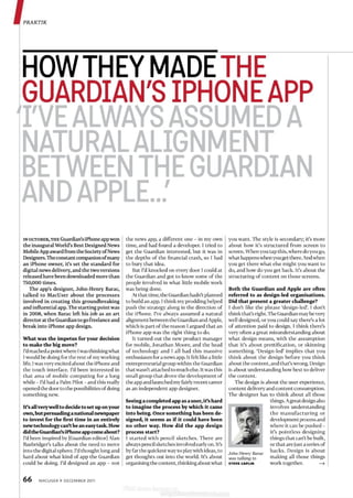 How to: The Guardian's iPhone App Prototype