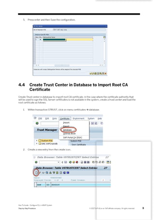 How to guide configure ssl in abap system | PDF