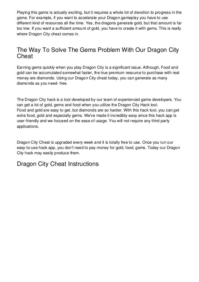 Ihackdragoncity.Top Dragon City Hack Get Unlimited Food Gems Gold