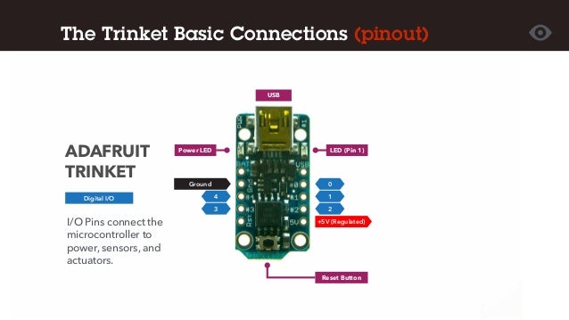 how to wire adafruit trinket 5v guide