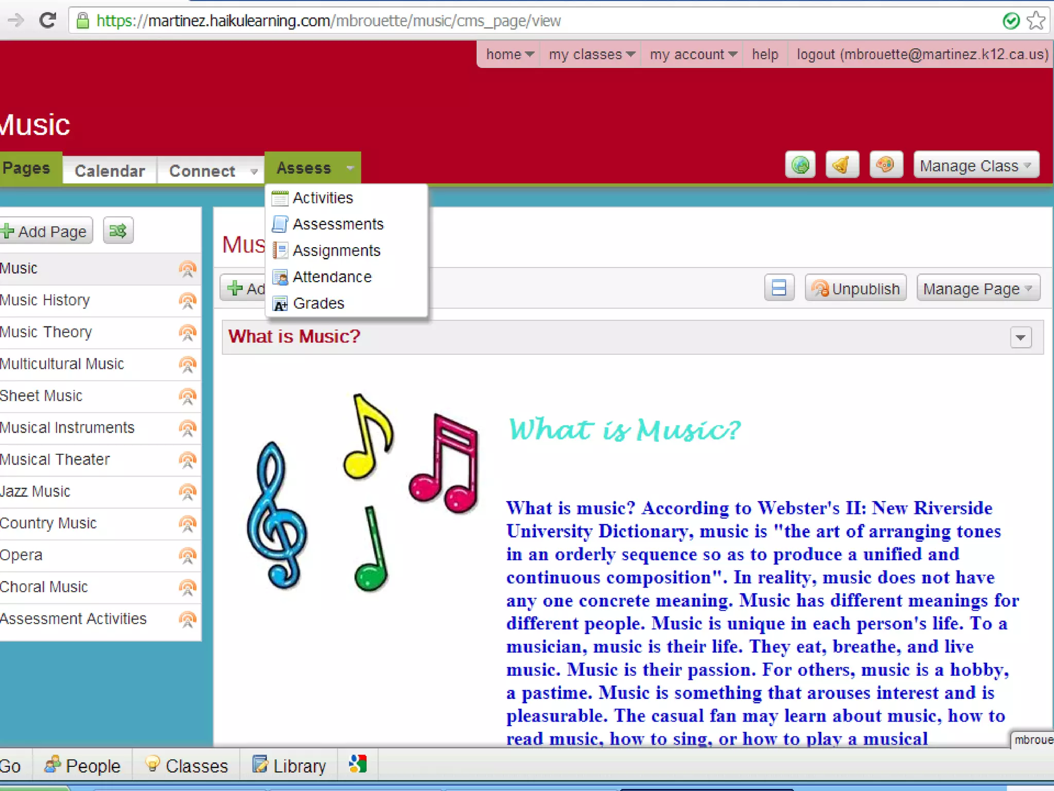73737373
THE ASSESSMENTS TABTHE ASSESSMENTS TAB
Click assessments to createClick assessments to create
 