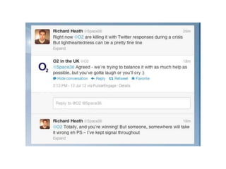 How to handle a pr crisis - o2 tweets