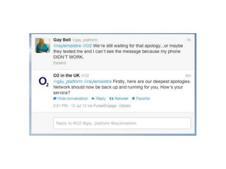 How to handle a pr crisis - o2 tweets