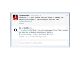 How to handle a pr crisis - o2 tweets