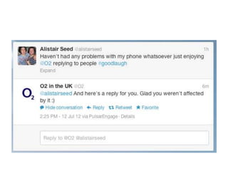 How to handle a pr crisis - o2 tweets
