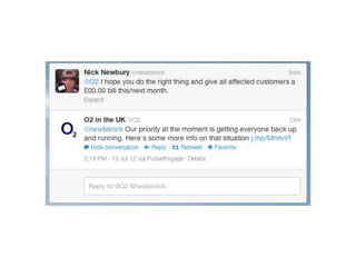 How to handle a pr crisis - o2 tweets