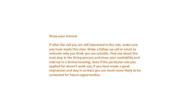 how to follow up on an application
