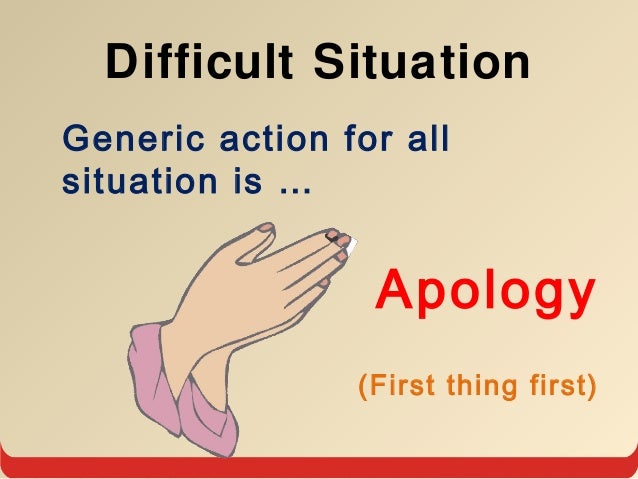 how to handle difficult situation in restaurant how do you handle difficult situations