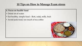 How to handle exam stress pune vsm | PPTX