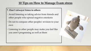 How to handle exam stress pune vsm | PPTX