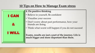 How to handle exam stress pune vsm | PPTX