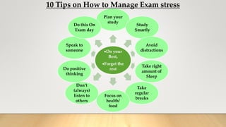 How to handle exam stress pune vsm | PPTX