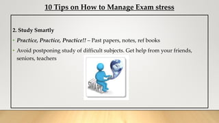 How to handle exam stress pune vsm | PPTX