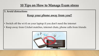 How to handle exam stress pune vsm | PPTX