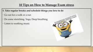 How to handle exam stress pune vsm | PPTX
