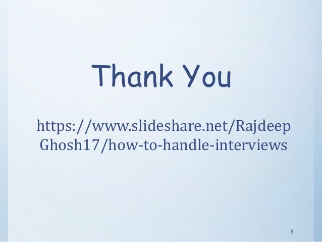 how to handle interviews