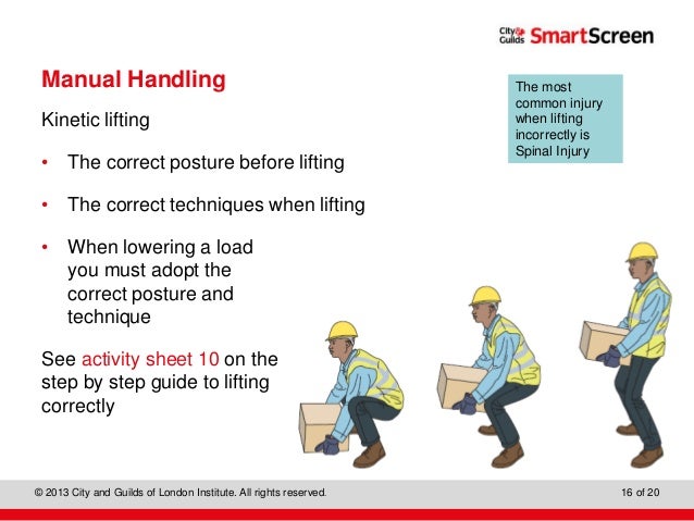 Michael mandelstam manual handling operations